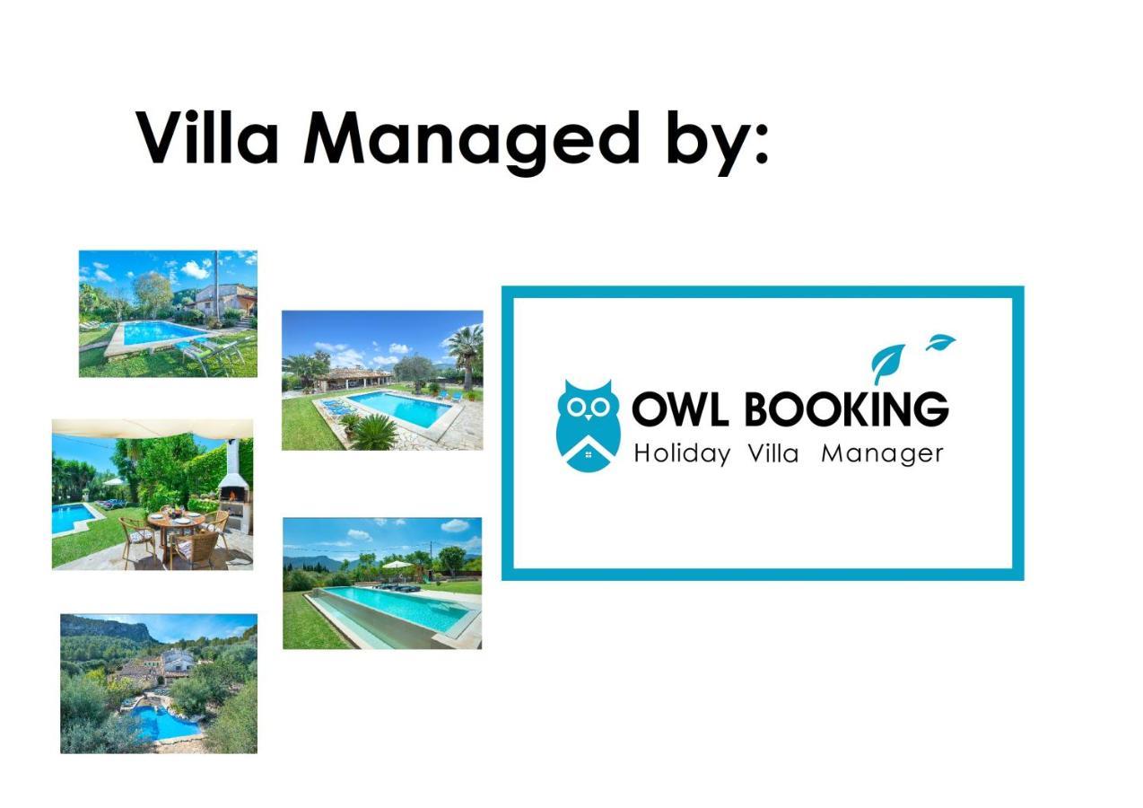 Owl Booking Villa La Font - Relax With A Big Pool Польенса Экстерьер фото